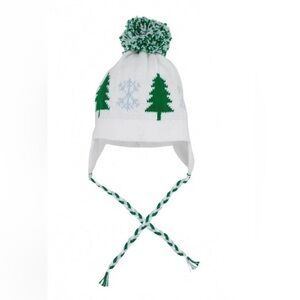 The Beaufort Bonnet Company Beanie Winter Hat in White, Green, Light Blue